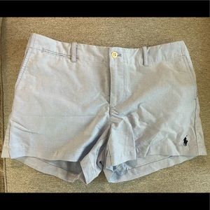 Polo shorts light blue